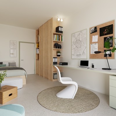 interieur studentenkamer