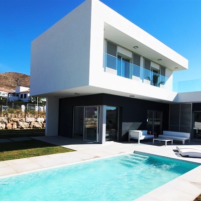 spaanse woning achterzijde