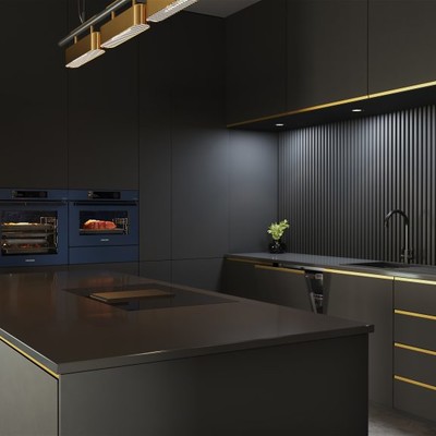 Samsung Electronics zwarte keuken